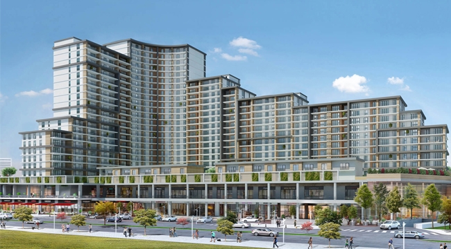 Makyol Santral kapısına Mahmutbey-Esenyurt metrosu