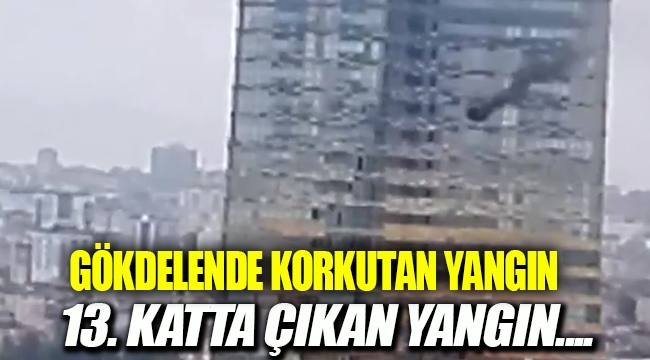 Son dakika haberi; Varyap Meridian Ataşehir'de korkutan yangın