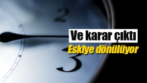 Son dakika! Yaz saati uygulaması bakın ne zaman sona erecek