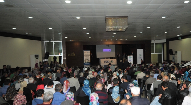 TOKİ Kütahya Gediz konut kura sonuçları yapılan çekilişle belirlendi