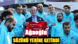 Ali Ağaoğlu, Ampute Milli Takımı için ev sözünü yerine getirdi