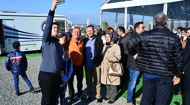 Ali Ağaoğlu konut sahipleri ile kahvaltı yaptı