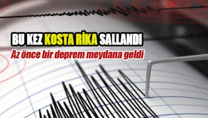 Az önce meydana geldi! Kosta Rika 6.4 büyüklüğünde depremle sarsıldı (1)