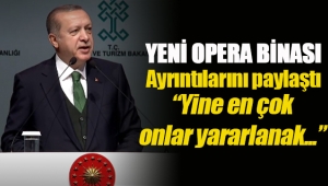Cumhurbaşkanı Erdoğan, AKM yerine yapılacak yeni 'Opera Binası' projesini açıklıyor (1)