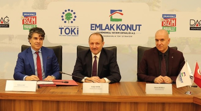 Emlak Konut GYO `Bizim Mahalle` projesinde imzalar atıldı