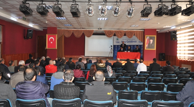 Kars Sarıkamış TOKİ konutlarında kura heyecanı