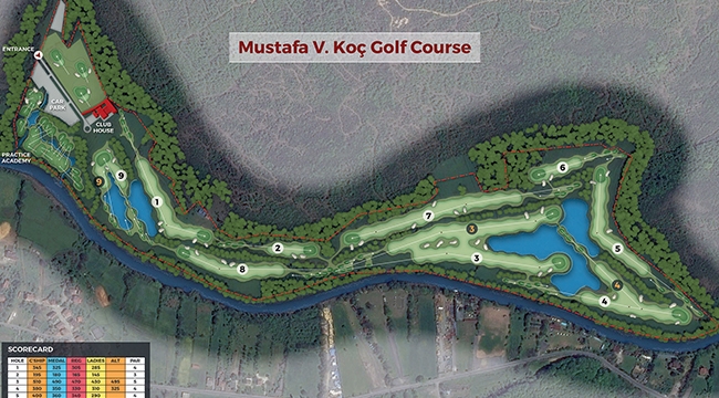 Riva'ya Mustafa V. Koç Golf Sahası