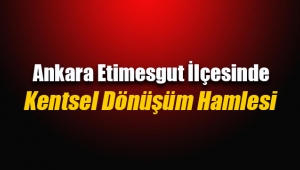 Ankara'da Etimesgut ilçesinde bazı alanlar Kentsel Dönüşüm ve Gelişim Proje Alanı ilan edildi