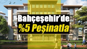Bahçeşehir'de yüzde 5 peşinatla satılık evler