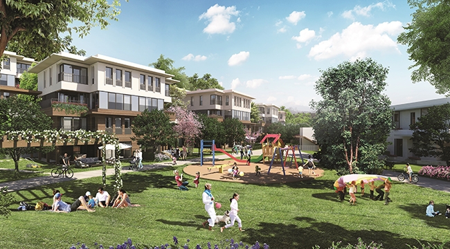 Eston Şehir Koru Yüzde 5 peşin- 5 bin 500 TL taksitlerle satılık evler