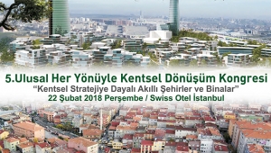 Her Yönüyle Kentsel Dönüşüm Kongresi Şubat 2018'de