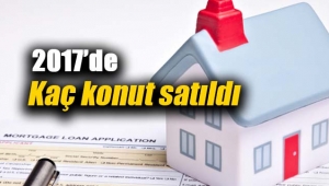 2017`de kaç konut satıldı?