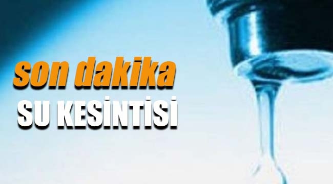 İstanbul'da hangi ilçelerde su kesintisi yaşanıyor? İSKİ su kesintisi açıklaması