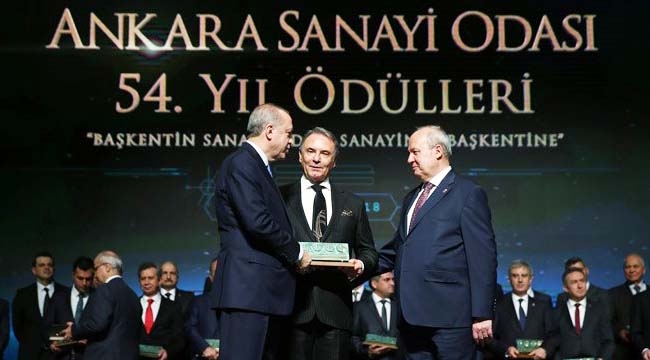 Türkerler Holdinge istihdam özel ödülü