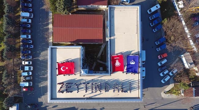 İBB Zabıtalarından Zeytin Dalı Koreografisi