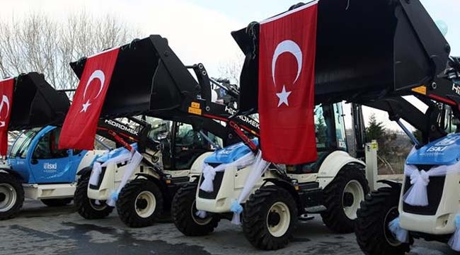 İSKİ'ye yerli ve milli araçlar