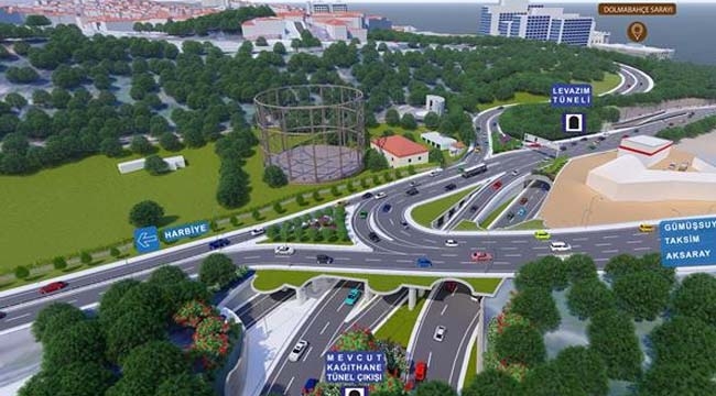 İstanbul`a yeni tünel projesi! Dolmabahçe-Levazım arası 5 dakika olacak..
