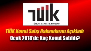 Konut satışları arttı! Ocak ayında konut satışlarında yüzde 1.7 arttı