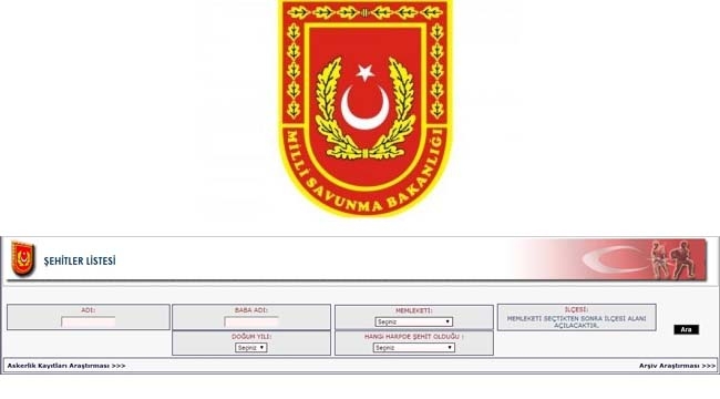 Şehit sorgulaması arşiv, açıldı! Milli Savunma Bakanlığı `Şehit Sorgulama` Nasıl Yapılır? (Sistem çöktü!)