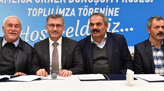 Üsküdar Çamlıca tepesi dönüşümü için imzalar tamam!