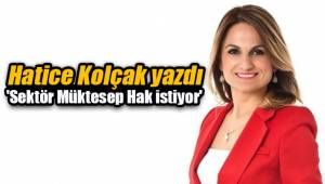 Hatice Kolçak, 'Sektör Müktesep Hak istiyor'
