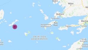 Ege Denizi açıklarında deprem! 4.8`lik deprem Bodrum`da hissedildi