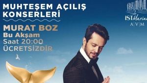 Murat Boz'dan İstMarina Alışveriş Merkezi'nde konser