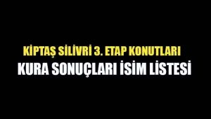 Silivri KİPTAŞ kura çekilişi başladı mı? Kura sonuçları isim isim tam liste açıklanıyor