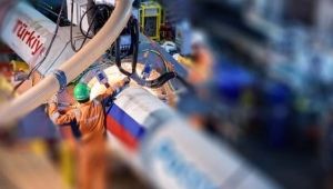 TürkAkım doğalgaz boru hattında 930 kilometrelik ilk hat Kıyıköy`e ulaştı
