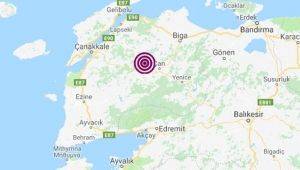 Çanakkale'de korkutan deprem
