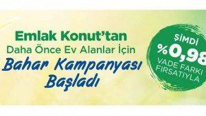 Emlak Konut kampanyasına 0.98 baka kredisi