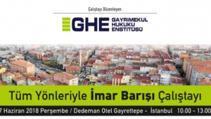 İmar Barışı Çalıştayı için geri sayım