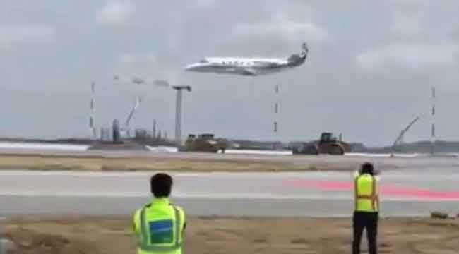 İstanbul'un Yeni Havalimanı'na uçak pas geçti! Test tamamlandı...