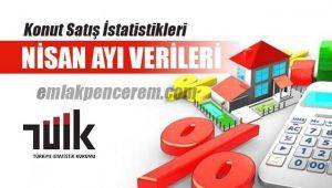 Nisan 2018`de 103 Bin 087 adet konut satıldı