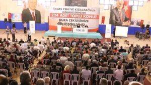 TOKİ Denizli Tavas konutlarında kura çekilişi heyecanı