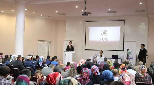 TOKİ Konya konutlarında kura heyecanı