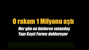 1 Milyon kişi Yapı Kayıt Belgesi müraacatı yaptı