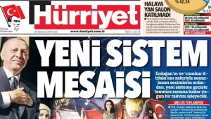 Hürriyet gazetesi oku 26 Haziran 2018 - Gazeteler, gazete manşetleri Hürriyet