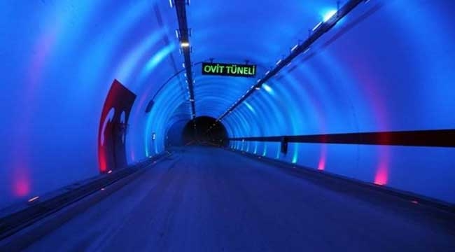 Ovit Tüneli ulaşıma açılıyor