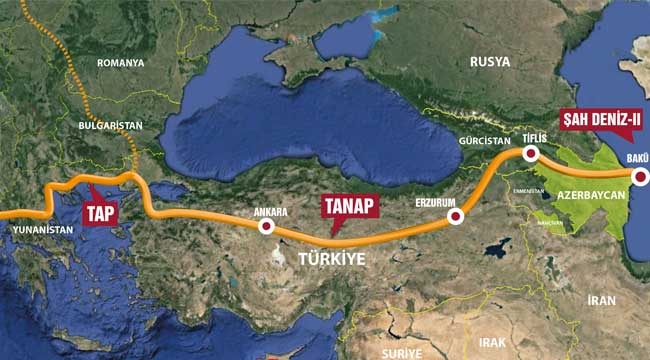 TANAP 12 Haziran`da geliyor
