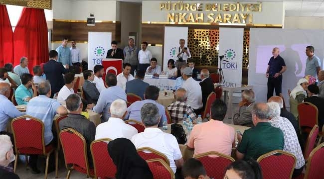 TOKİ Malatya Pütürge konut kura sonuçları yapılan çekilişle belli oldu