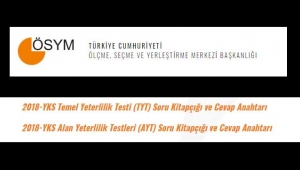  2018-YKS TYT ve AYT Temel Soru Kitapçıkları ve Cevap Anahtarları 1.07.2018 hızlı indirme tek link