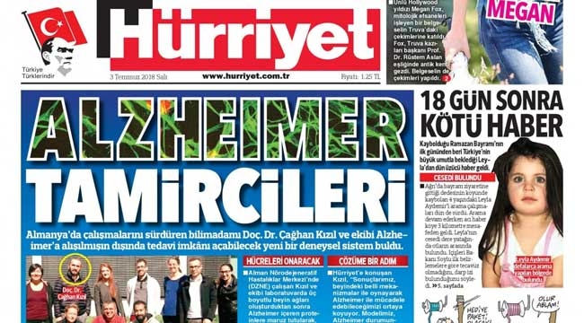 Hürriyet gazetesi manşetleri 3 Temmuz 2018 Hürriyet oku - Gazeteler