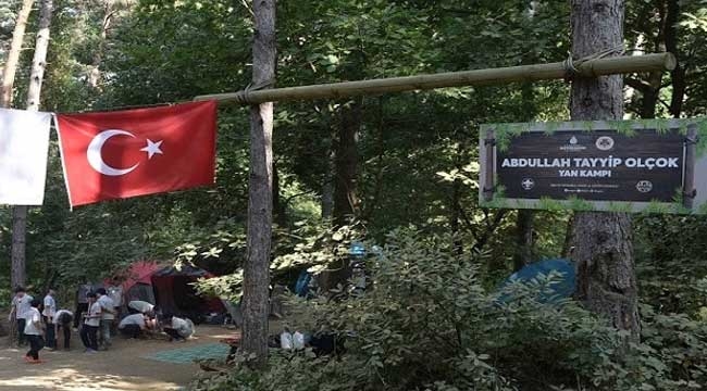 İBB İzcileri 15 Temmuz kampında