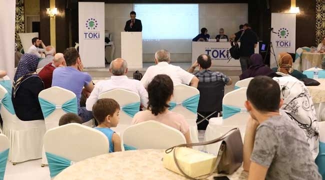 TOKİ Samsun Canik kura çekilişi yapıldı