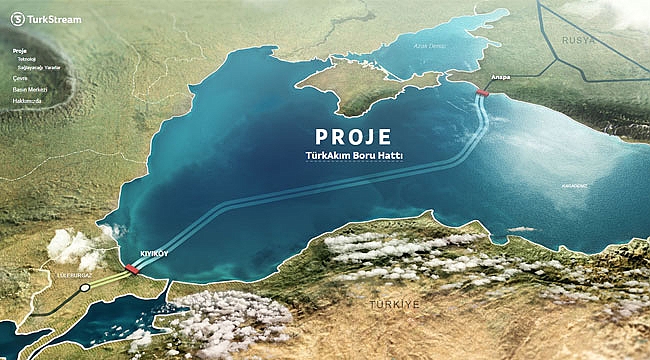 Bin 500 kilometre boru döşenen Türk Akımı`nda yüzde 80 tamam