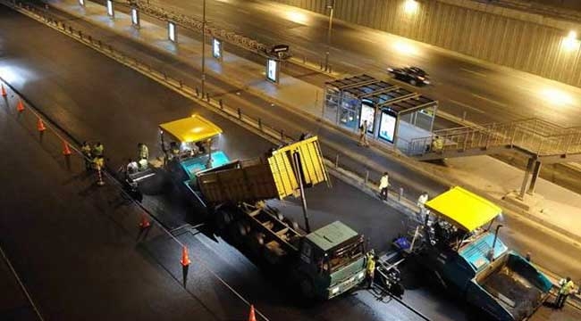 DİKKAT! Haliç Köprüsü üzerinde asfalt yenilemesi başlıyor