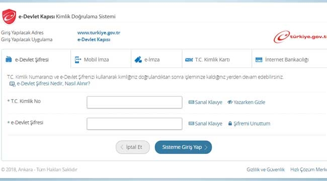 e-Devlet kapısında yeni sorgulamalar