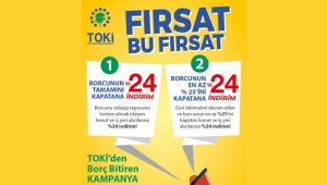 TOKİ’den Esnek Ödeme İmkânıyla yüzde 24 İndirim Kampanyası