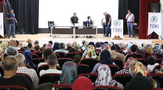 TOKİ Şanlıurfa Merkez Akabe kura çekilişi yapıldı